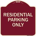 Signmission Reserved Parking Residential Parking Heavy-Gauge Aluminum Sign, 18" x 18", BU-1818-23034 A-DES-BU-1818-23034